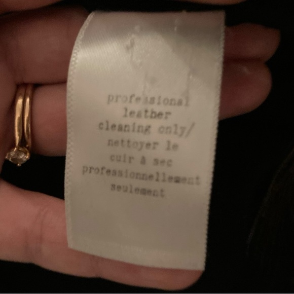 Authentic Rag & Bone top with real leather accents - Picture 4 of 5